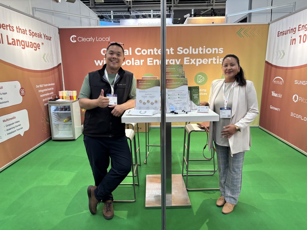 Clearly Local Shines in Successful Debut at Intersolar 2025